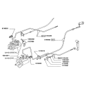 CABLE ACCELERATEUR pour tracteurs FIAT série 46 56 66