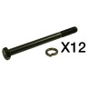 KIT 12 VIS pour tracteurs FIAT
