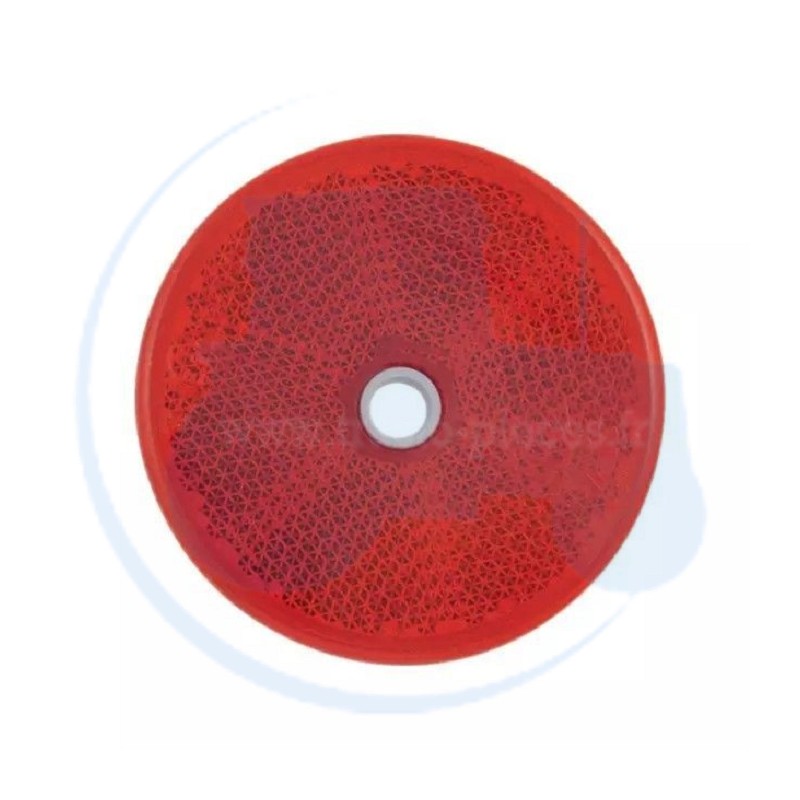 CATADIOPTRE ROND ROUGE Ø61