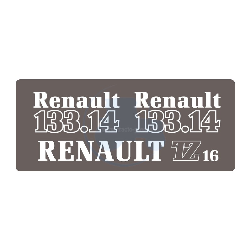 JEU AUTOCOLLANTS RENAULT...