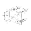 VITRE HAYON 7 TROUS pour tracteurs RENAULT avec cabine ET 33.5 et 33.6