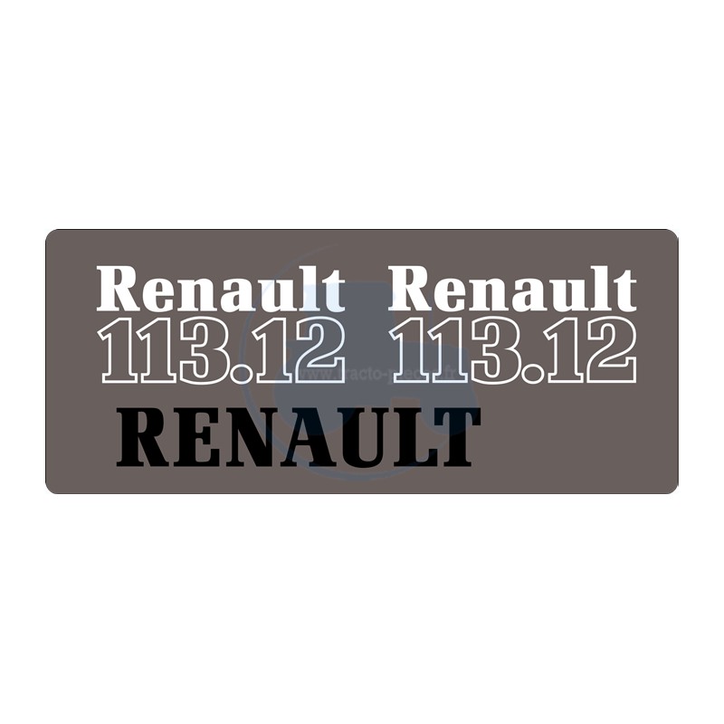 JEU AUTOCOLLANTS RENAULT...