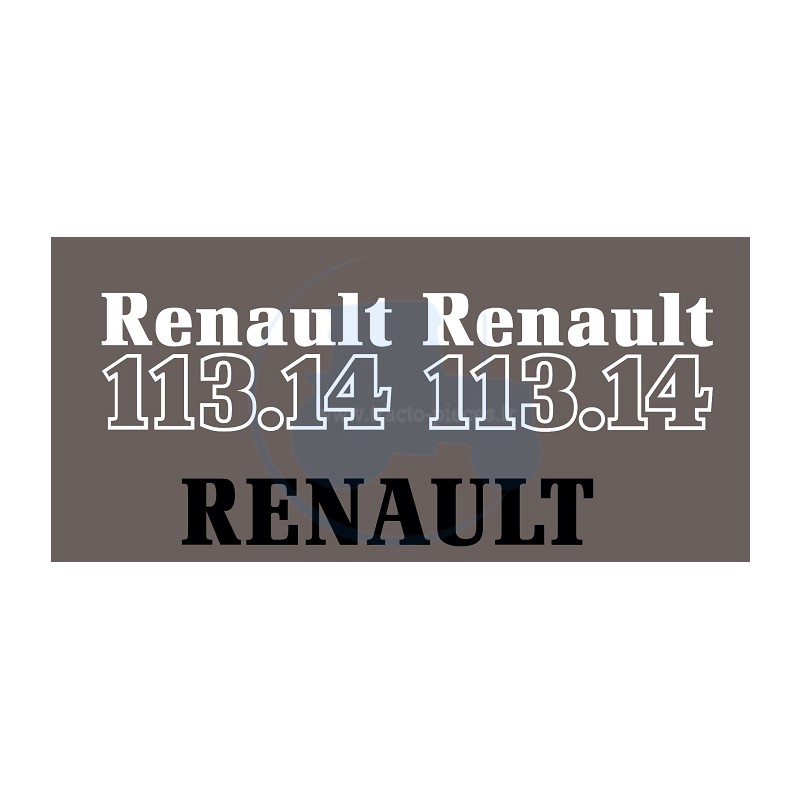 JEU AUTOCOLLANTS RENAULT...