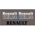 JEU AUTOCOLLANTS RENAULT 113.14 TS