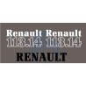 JEU AUTOCOLLANTS RENAULT 113.14 TS