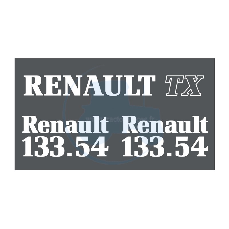 JEU AUTOCOLLANTS RENAULT...