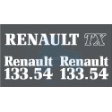 JEU AUTOCOLLANTS RENAULT 133.54 TX