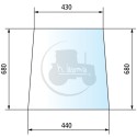 Vitre latérale droite teintée pour tracteurs Valtra-Valmet