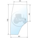 Vitre de porte droite claire pour tracteurs Zetor