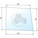 Vitre latérale claire pour tracteurs Zetor