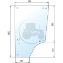 Vitre de porte supérieure gauche/droite claire pour tracteurs John Deere