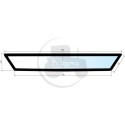 Vitre arrière inférieure teintée pour tracteurs Deutz-Fahr, Hürlimann, Lamborghini, Same