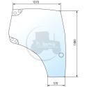 Porte droite avec 1 trou pour poignée pour tracteurs Case IH et New Holland