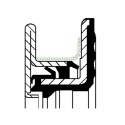 JOINT SPI PALIER ARRIERE pour tracteurs JOHN DEERE