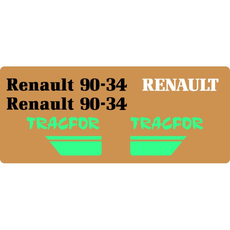 JEU AUTOCOLLANTS RENAULT...