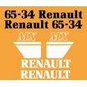 JEU AUTOCOLLANTS RENAULT 65.34MX