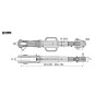 CHANDELLE RELEVAGE CBM pour tracteurs MASSEY-FERGUSON