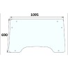 Pare-brise OUVRANT H 690 pour tracteurs John Deere, Renault Céres Pare-brise OUVRANT H 690 pour tracteurs John Deere, Renault Céres