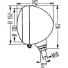 Verre de remplacement pour tracteurs Kramer, Hanomag, Fendt, Fahr, Eicher,