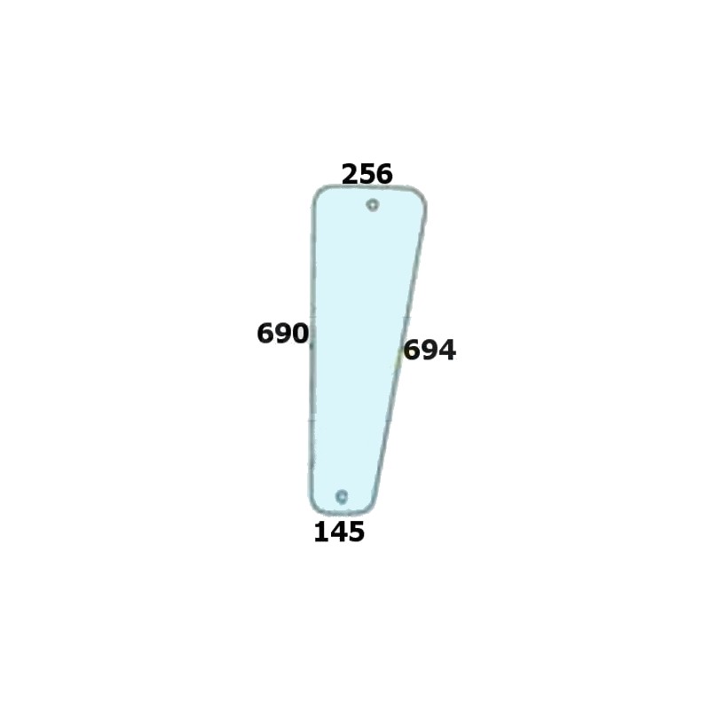 Pare-brise inférieur teinté...