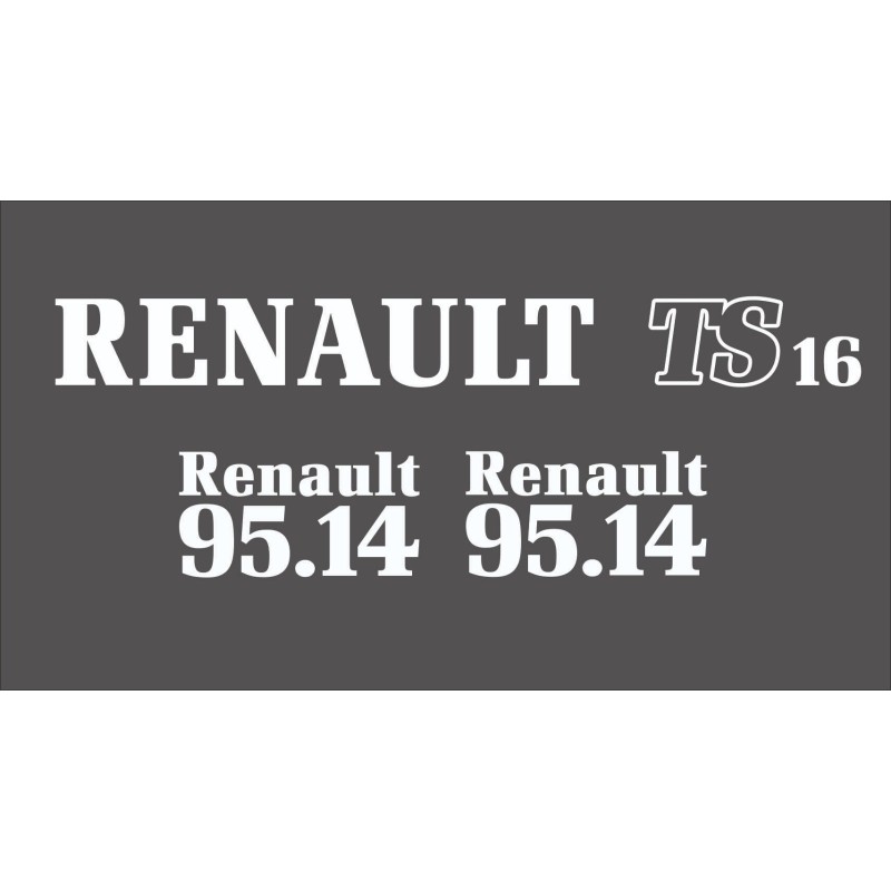 JEU AUTOCOLLANTS RENAULT...