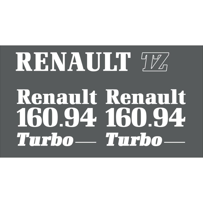 JEU AUTOCOLLANTS RENAULT...