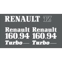 JEU AUTOCOLLANTS RENAULT 160.94 TZ