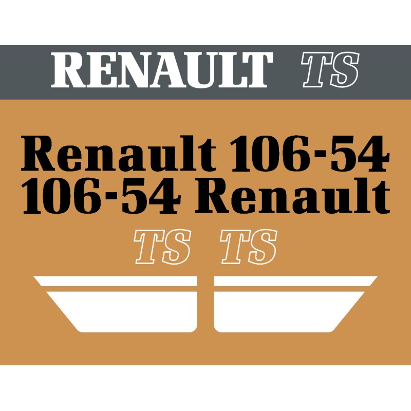 JEU AUTOCOLLANTS RENAULT...