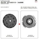 DISQUE AMORTISSEUR LUK pour tracteurs RENAULT CLAAS