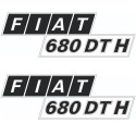 JEU AUTOCOLLANTS FIAT 680 DT H