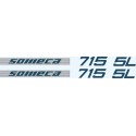 JEU AUTOCOLLANTS  SOMECA 715 5L