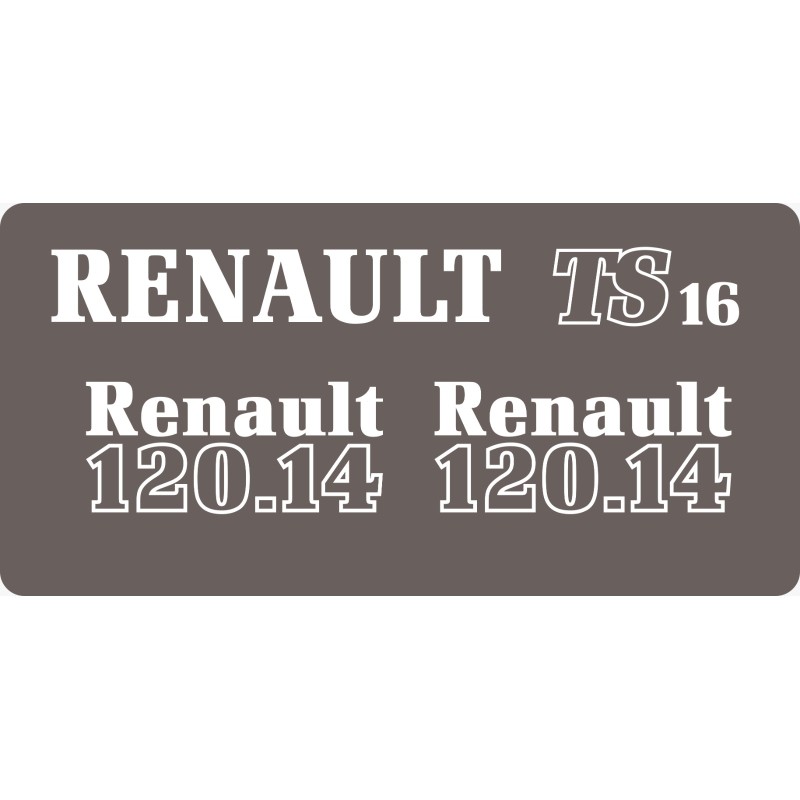 JEU AUTOCOLLANTS RENAULT...