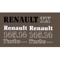 JEU AUTOCOLLANTS RENAULT 145.14 TX