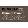 JEU AUTOCOLLANTS RENAULT 145.14 TX