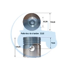 PISTON pour tracteurs MASSEY-FERGUSON 